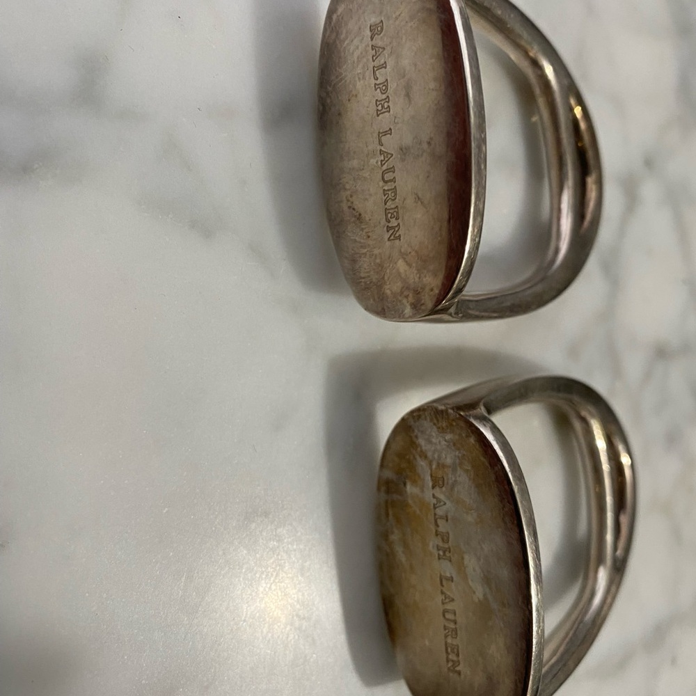 RARE set of two Ralph Lauren napkin rings! - Picture 7 of 10